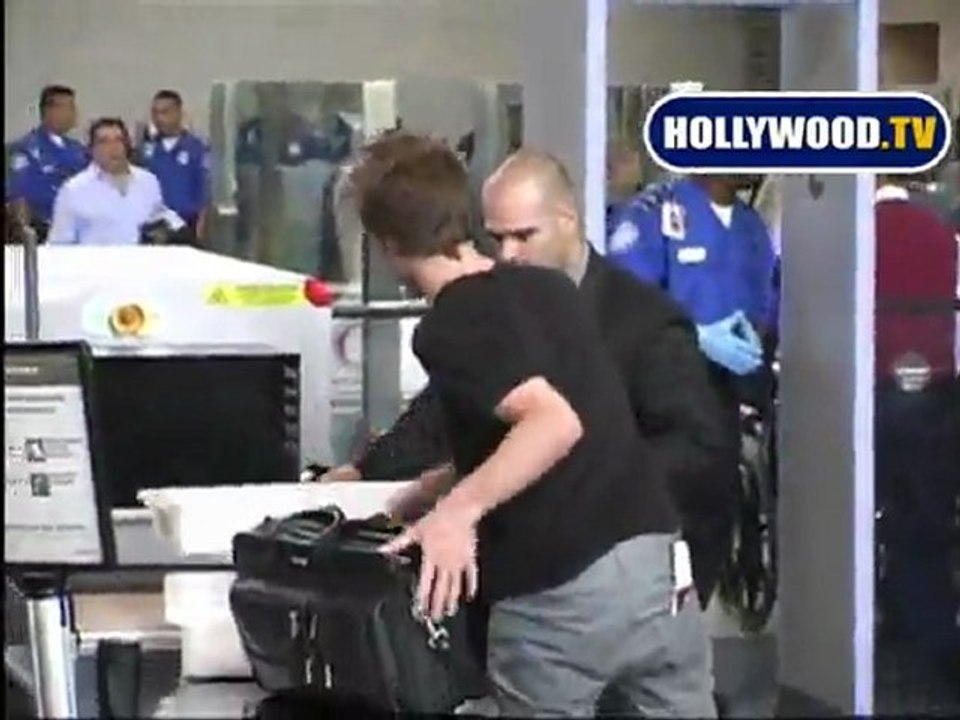Robert Pattinson Leaves Los Angeles From LAX