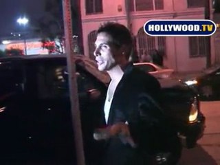 Joe Francis Talks To Cameras.