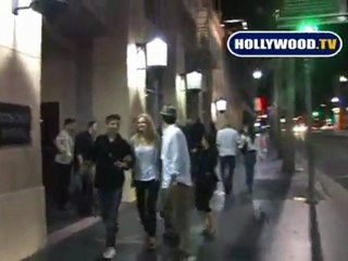 Sara Paxton  And Friends On Hollywood Blvd.