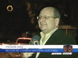 Rector Vicente Díaz: Resultados entregados por la MUD están garantizados por el CNE