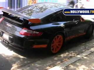 Patrick Dempsey Speeds Off In Brentwood