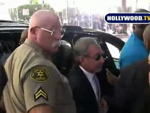Chris Brown Arrives At The Los Angeles Superior Court.