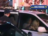 Kellan Lutz Drives White Van In West Hollywood.