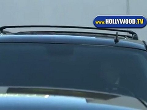 John Mayer Leaves CNN Building.