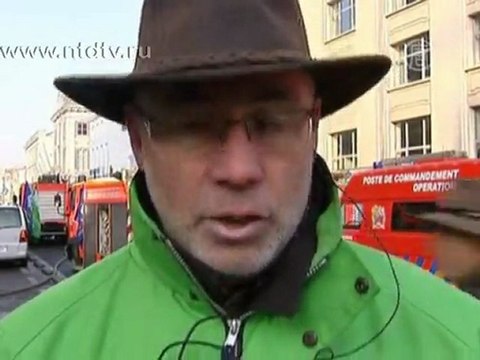 Пожарные Бельгии устроили водный протест