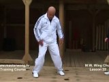 How to do Wing Chun Lesson 22- basic leg exercise_ blocking a round kick