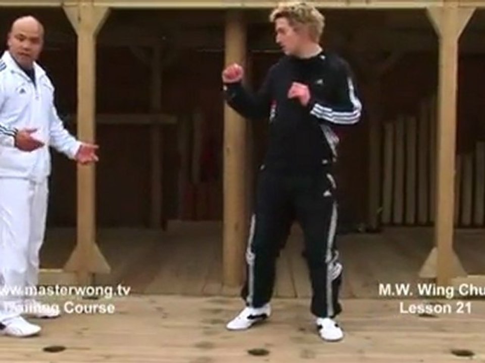 How to do Wing Chun Lesson 21- basic leg exercise_ blocking a side kick