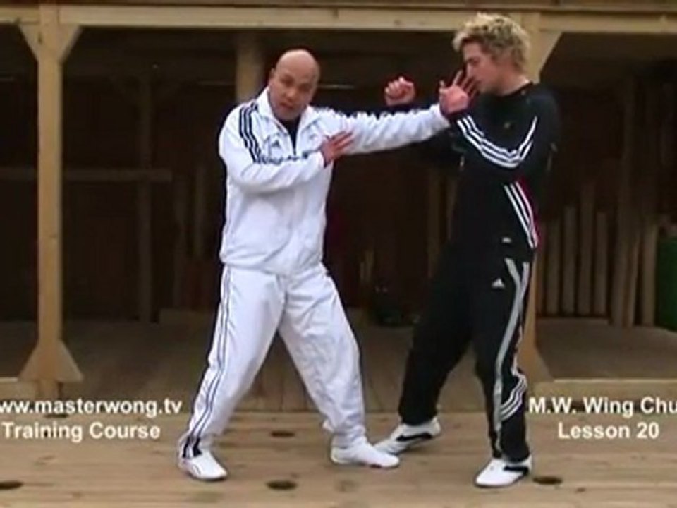 How to do Wing Chun Lesson 20- basic leg exercise_ blocking low kicks