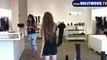 Lindsay Lohan Continues Shopping At  Madison.