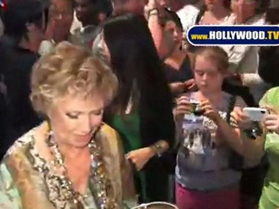 Cloris Leachman Signs Autographs For Fans At Ponyo Screening