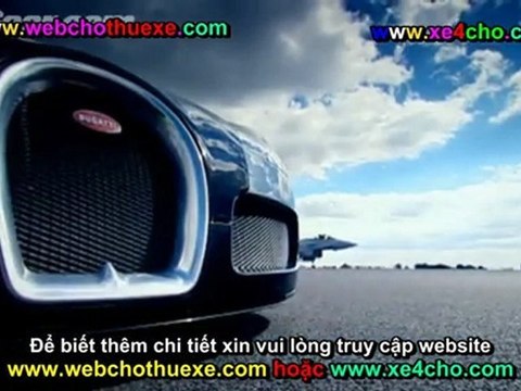 Siêu xe Bugatti Veyron vs máy bay chiến đấu Euro Fighter
