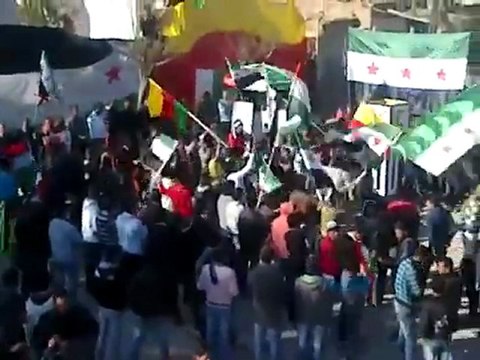 فري برس سرى كانيه رأس العين اعتصام أحد التصعيد الثوري 12 2 2012