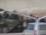 فري برس   حماة عناصر الشبيحة والدبابات عند دوار السباهي12 2 2012
