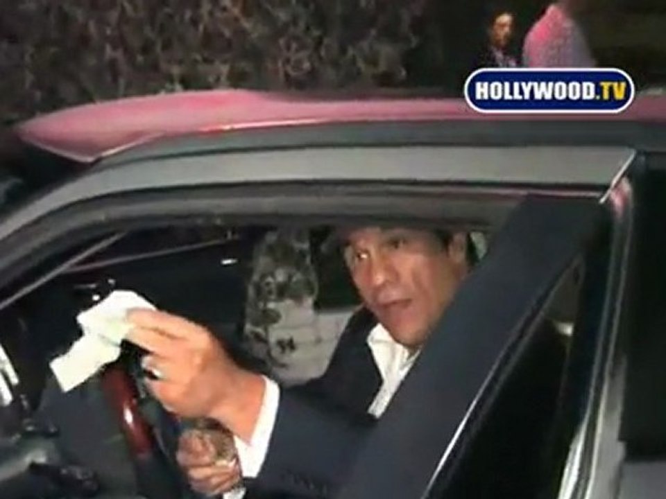 Robert Davi Talks To Cameras At Chateau Marmont