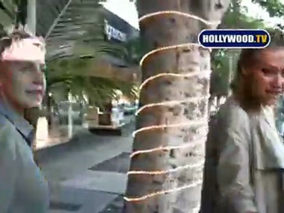 Ellen DeGeneres Leaves Madeo Restaurant