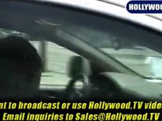 Milla Jovovich Leaves Coffee Bean