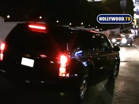 John Mayer Hides From Cameras While Leaving Chateau Marmont.