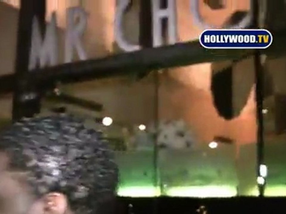 Chris Rock Hits Mr Chow Restaurant.