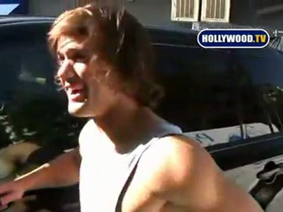 Dancing With The Stars Louie Vito Talks To Cameras.