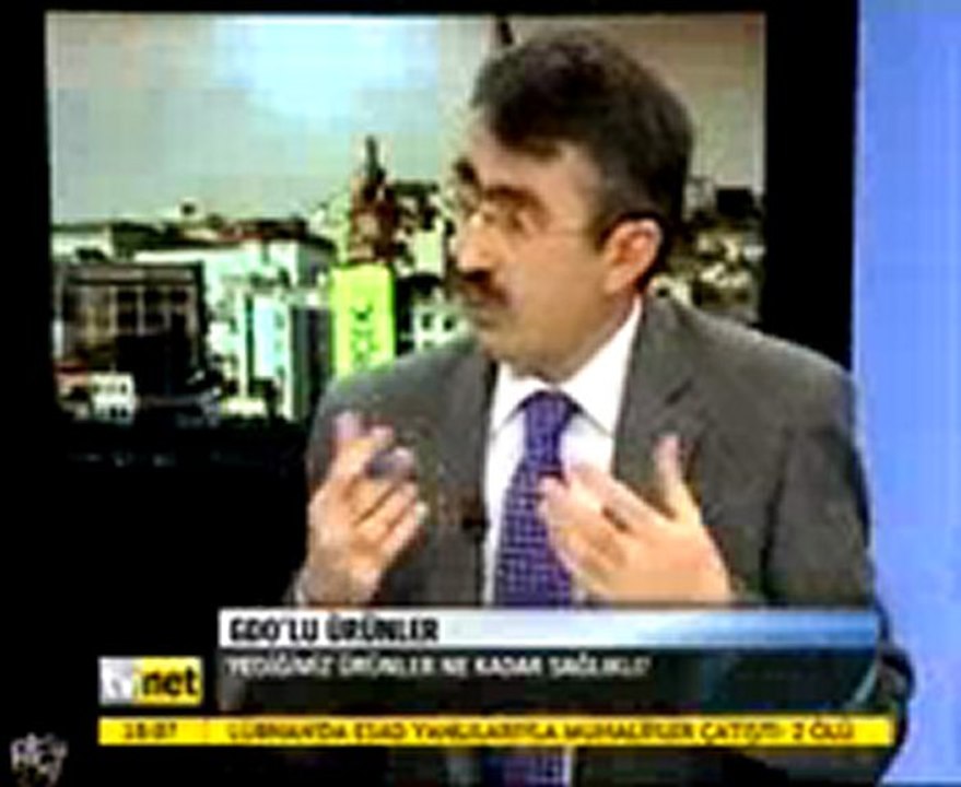 TÜRKTOB Başkanı Hakkı Şafak Ses, TVNET'de GDO'lu tohum açıklamaları -1