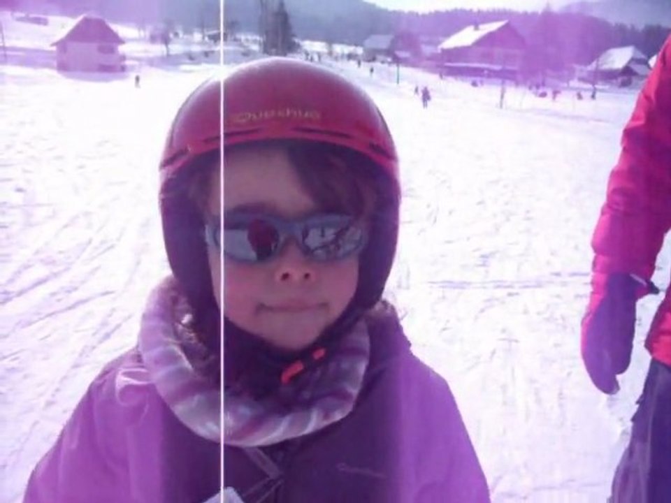 ski avec maelys et elsa