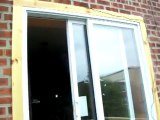 youtube.com.Bullfrog Builders Sliding Door Install into Brick Wall Completion - YouTube