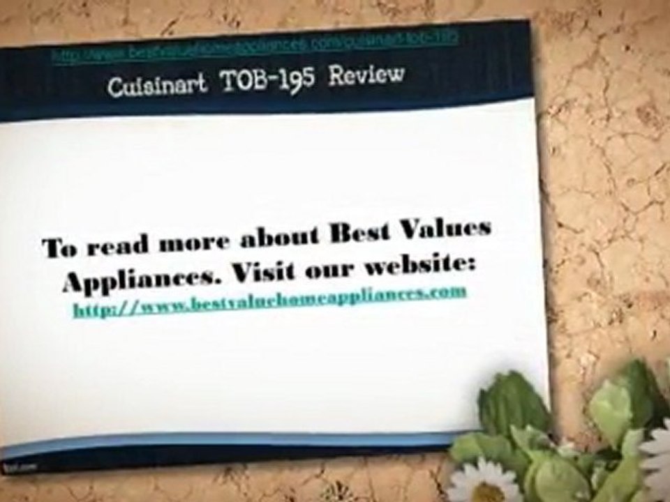 Cuisinart TOB-195 Review