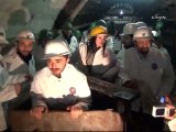 Yabancı öğrenciler maden ocağına indi