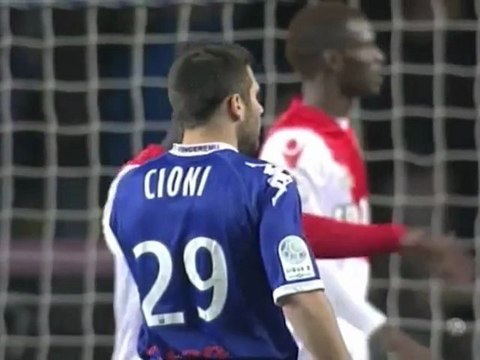 L2 / 2011-12 - Monaco 0-1 Bastia : Le but avec frequenza mora