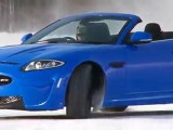 La Jaguar XKRS Cabriolet sur la glace
