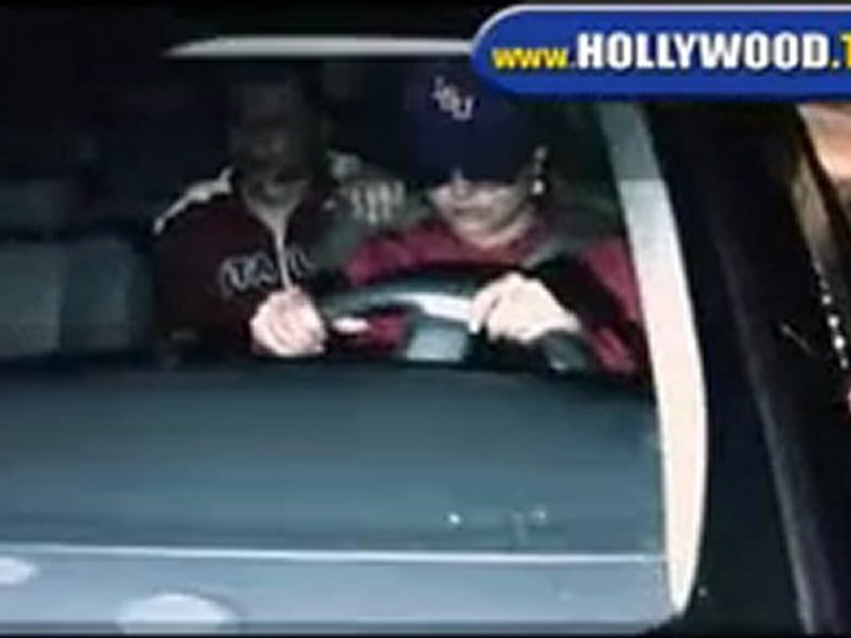 Britney Spears Driving Around Los Angeles.