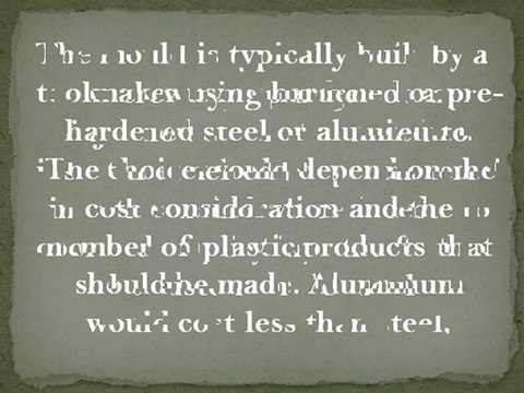 Custom Plastic Injection Moulding for Customer Specified Products