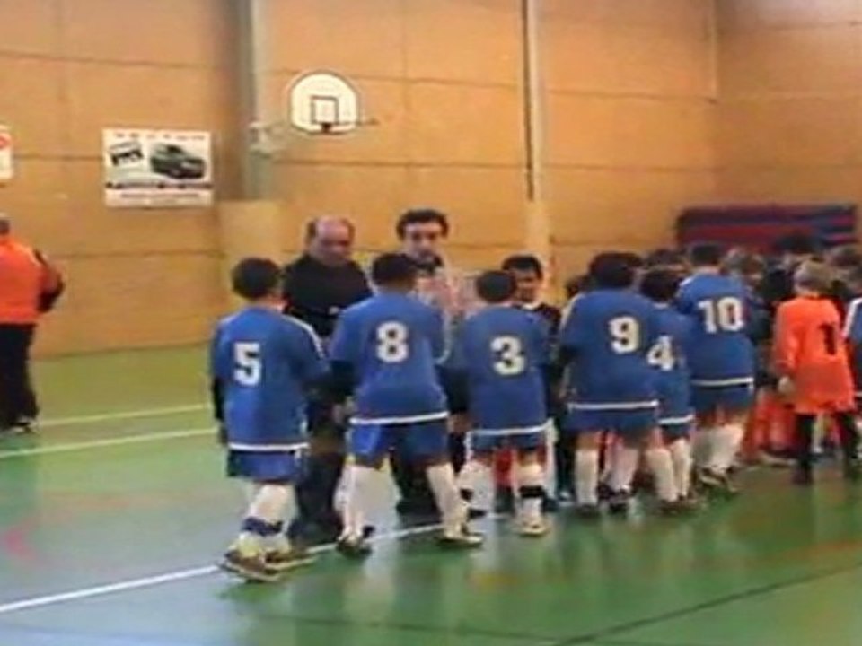 Présentation des équipes St Gaudens-PSC finale Foot en Salle U11 saison 2011-2012