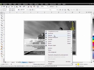 Curso de Corel Draw X5 - Aula 25 - Criando um convite de casamento