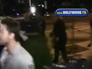 Lance Bass Leaves Villa