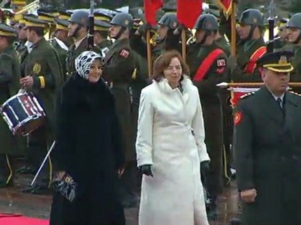 Çek Cumhuriyeti Cumhurbaşkanı Klaus Çankaya Köşkü’nde