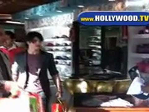 Jonas Brothers: Joe Jonas and Christian Audigier at Christian Audigier.