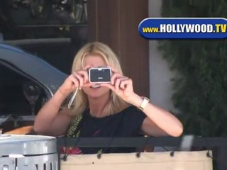Tara Reid at Il Pastaio