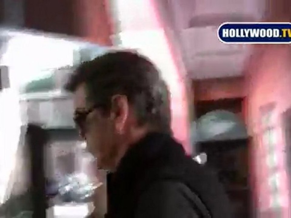 Pierce Brosnan walks down Bedford