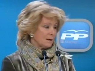Aguirre condena la ola de ataques a las sedes del PP de Madrid