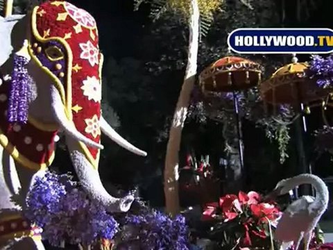 Rose Bowl Parade Float in Pasadena.