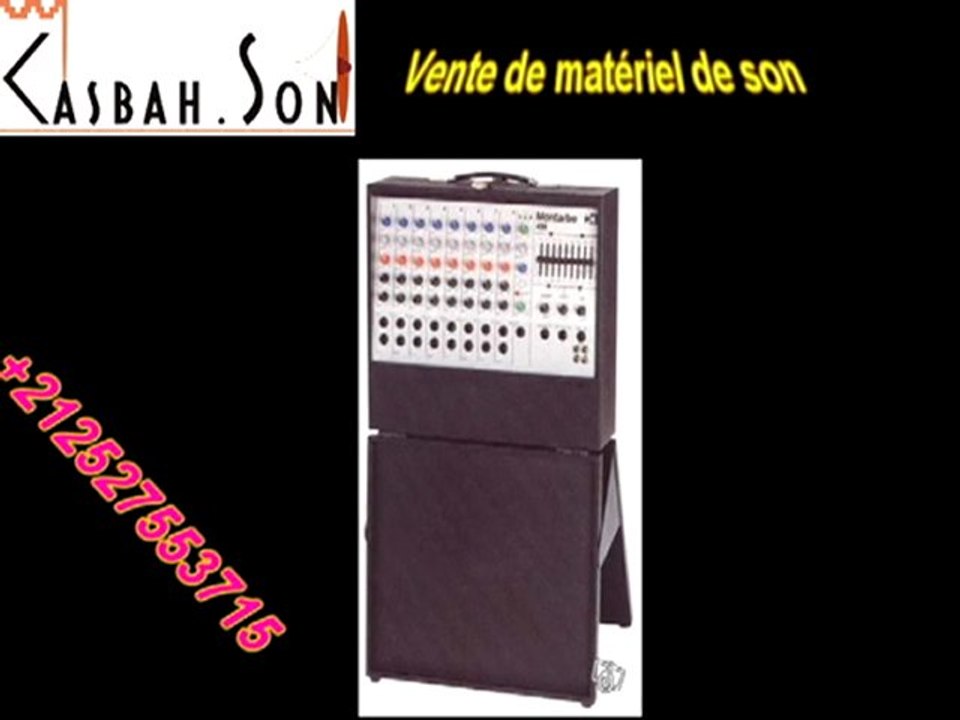 vente  matériel de son marrakech