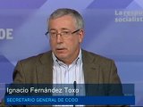 Rueda de Cándido Méndez e Ignacio Fernández Toxo en Ferraz