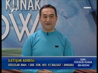 14 Şubat 2012 Dr. Feridun KUNAK Show Kanal7 1/2
