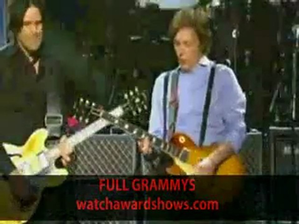 Paul McCartney Grammy performance