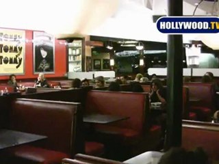 Mischa Barton Eats a Late Night Meal at Jerry's