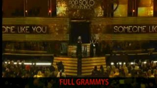 Adele acceptance speech Grammy performance