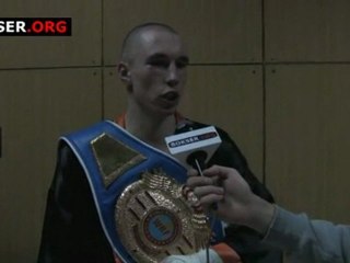 Dariusz Sęk po zwycięstwie na gali w Olsztynie