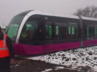 Tramway Dijon Première sortie