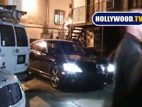 Christina Aguilera Dines At Mozza